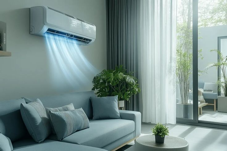 Ar-condicionado em ambiente moderno